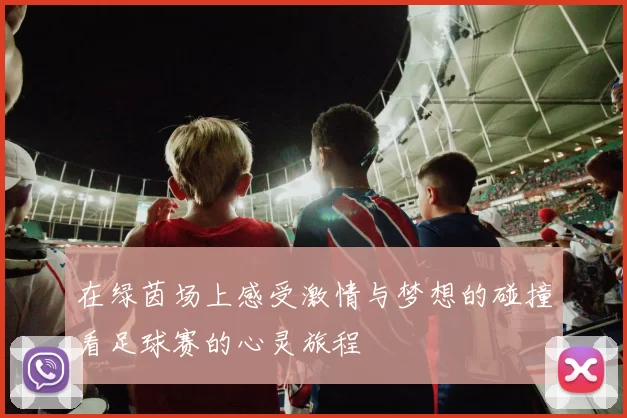 在绿茵场上感受激情与梦想的碰撞看足球赛的心灵旅程